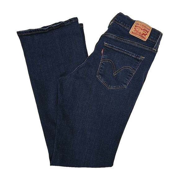Levi Strauss Womens Classic Bootcut Jeans Sz 12 (Measures 28×31) Denim Stretch - Picture 2 of 10